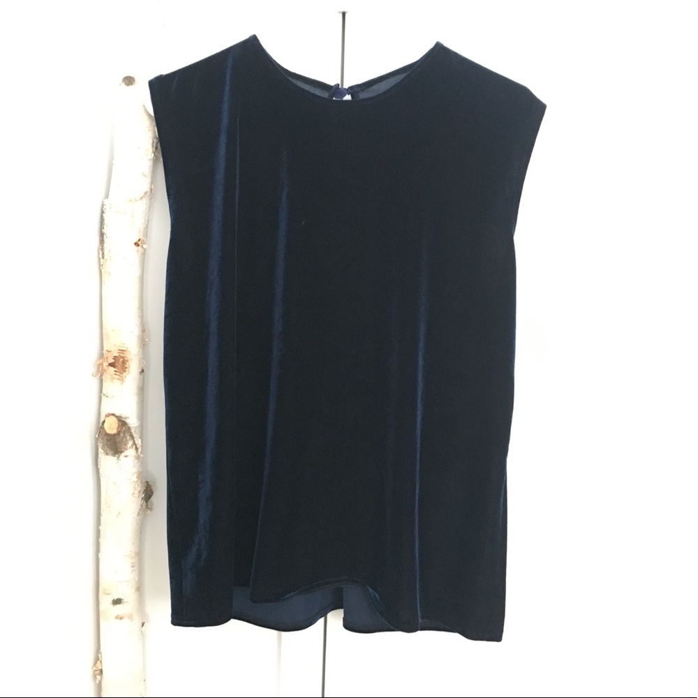 Vintage - Crushed Velvet Blouse